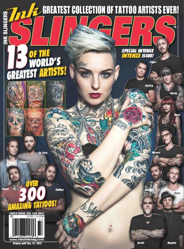 Armand's tattoo in magazine - Bledsoe